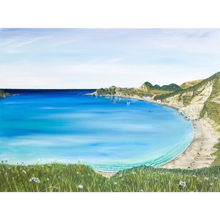 Naomi Ings 'Summer At Lulworth' Miniprint