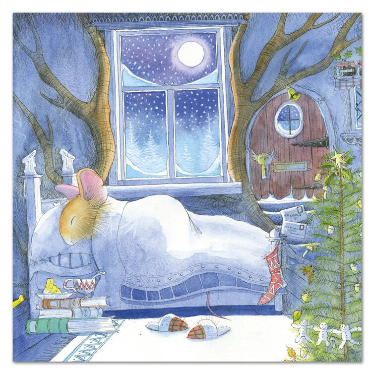Emma Ball Sleepy Mouse Christmas Card Pack