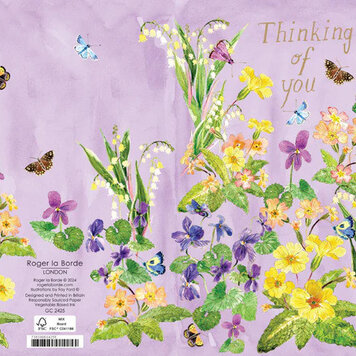 Roger la Borde 'Thinking of You' Floral Card