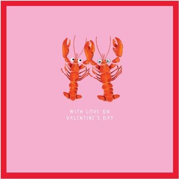 Cinnamon Aitch 'With Love on Valentine's Day' Lobster Card