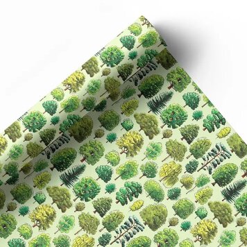 Alexia Claire Trees of Britain Gift Wrap