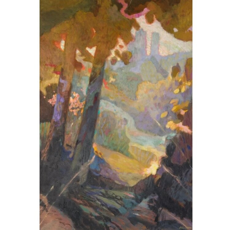 Kim Day 'Everything is Here' Corfe Castle Art Card