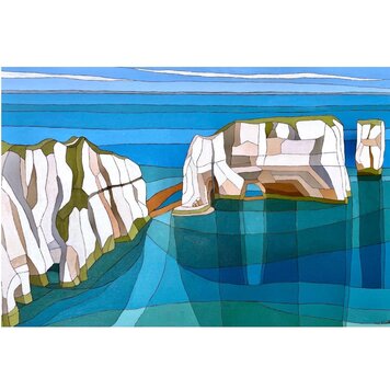 Caz Scott 'Old Harry' Art Card