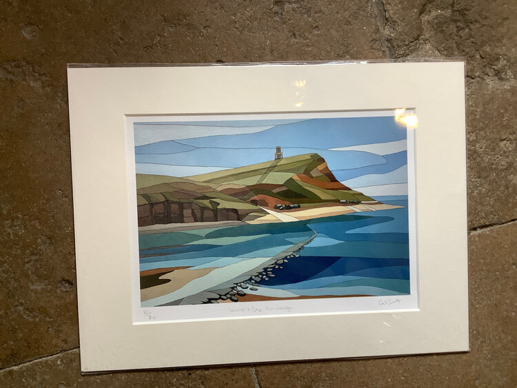 Caz Scott 'Winter's Day - Kimmeridge' Limited Edition Print