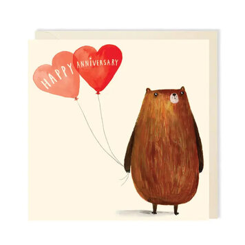 Charley Rabbit 'Happy Anniversary' Bear Card