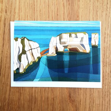 Caz Scott 'Old Harry' Art Card