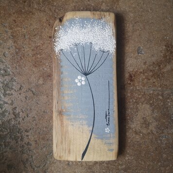 Emma Jane Small Grey Painted Rustic Wood - S268