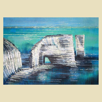Marc Todd 'Old Harry Rocks' Acrylic Original