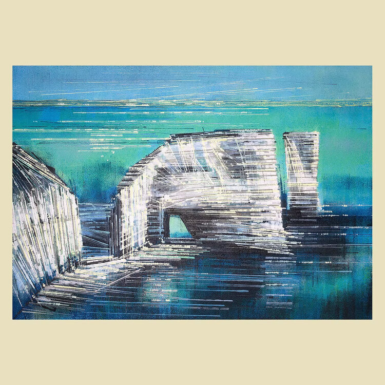 Marc Todd 'Old Harry Rocks' Acrylic Original