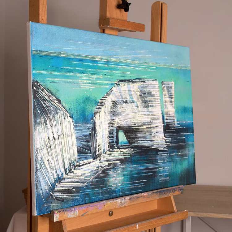 Marc Todd 'Old Harry Rocks' Acrylic Original