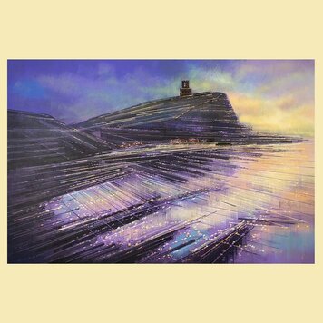 Marc Todd 'Kimmeridge Bay, Jurassic Coast' Acrylic Original