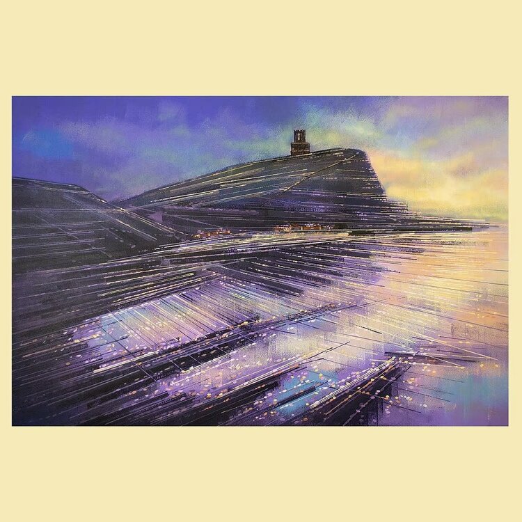 Marc Todd 'Kimmeridge Bay, Jurassic Coast' Acrylic Original