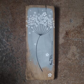 Emma Jane Small Grey Painted Rustic Wood - S254