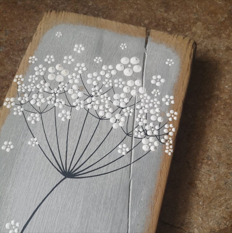 Emma Jane Small Grey Painted Rustic Wood - S254