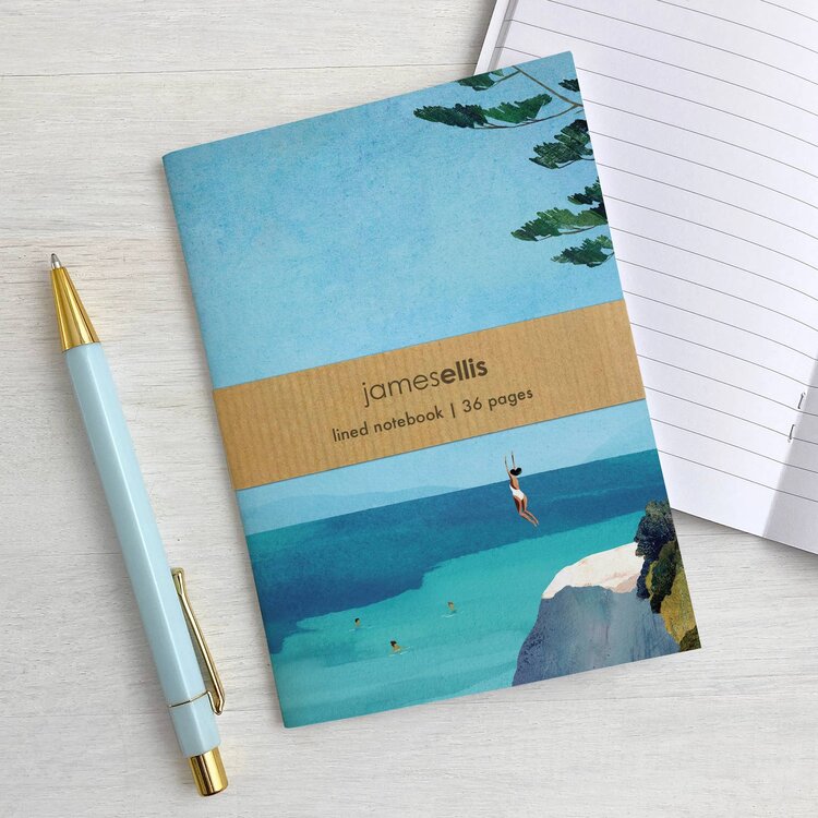James Ellis 'Leap' A6 Lined Notebook
