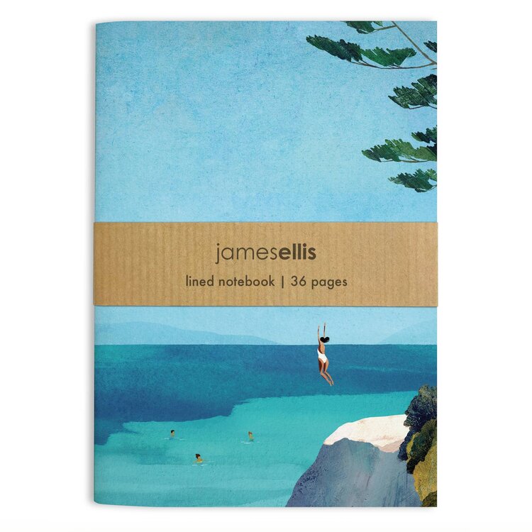 James Ellis 'Leap' A6 Lined Notebook