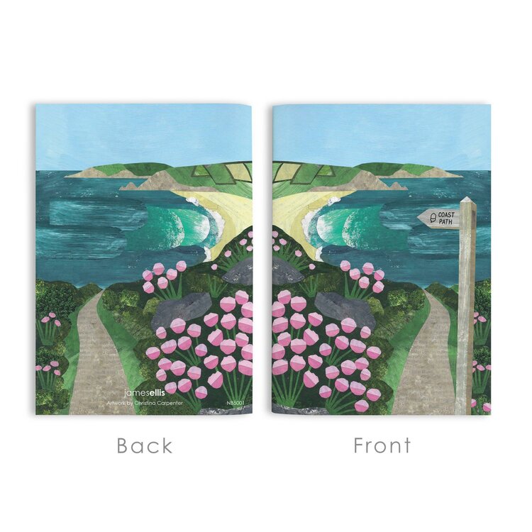 James Ellis 'Coast Path' A6 Lined Notebook