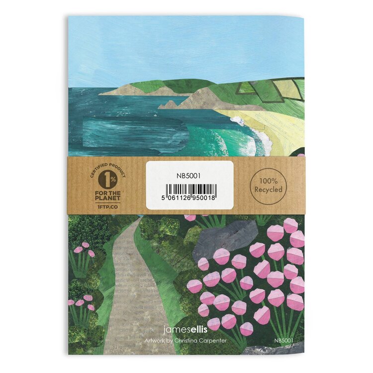 James Ellis 'Coast Path' A6 Lined Notebook