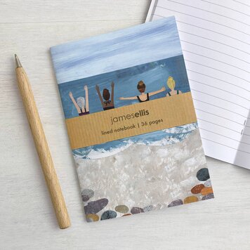 James Ellis 'Wild Sea Swimmers' A6 Lined Notebook