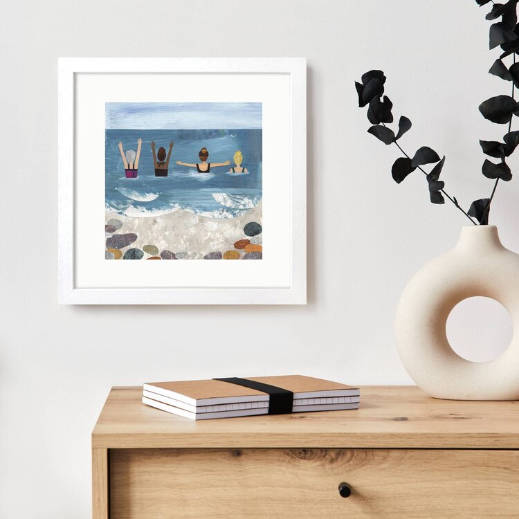 James Ellis 'Wild Sea Swimmers' Art Print