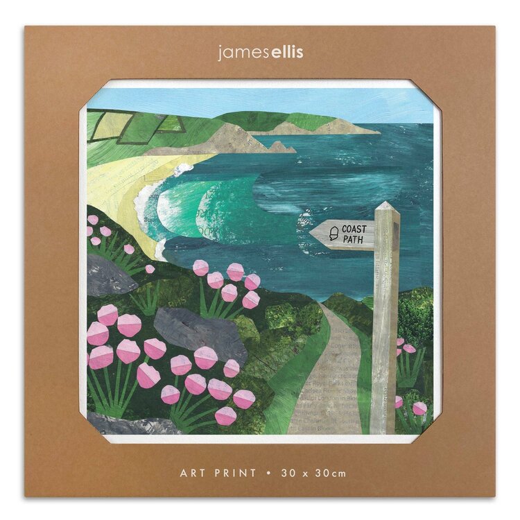 James Ellis 'Coast Path' Art Print