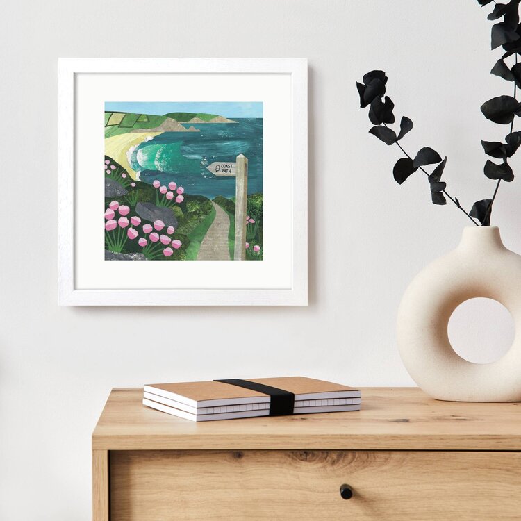 James Ellis 'Coast Path' Art Print