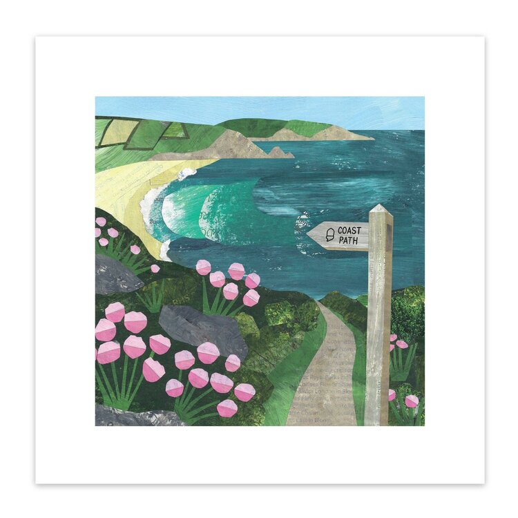 James Ellis 'Coast Path' Art Print
