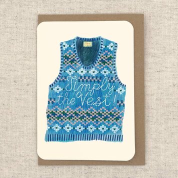Oldfield Design Co 'Simply The Vest' Card