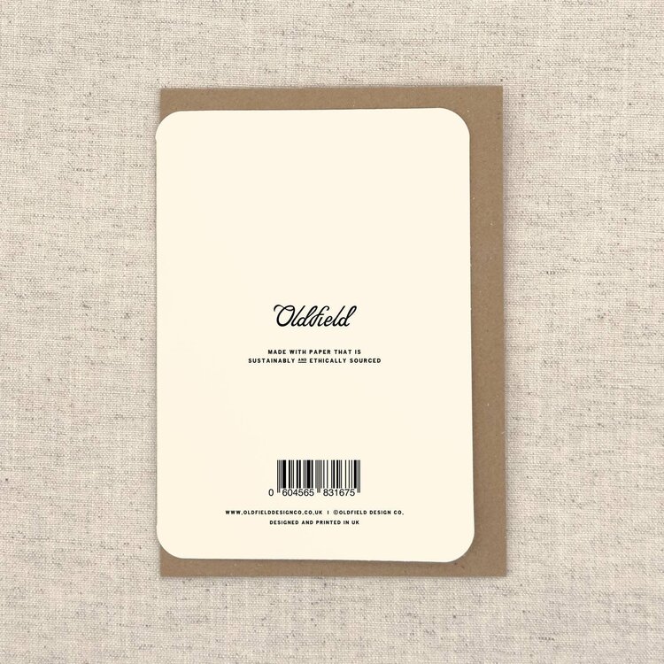 Oldfield Design Co 'Simply The Vest' Card