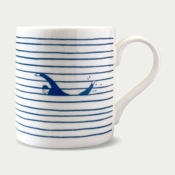 Oldfield Design Co Swimmers Striped Mug