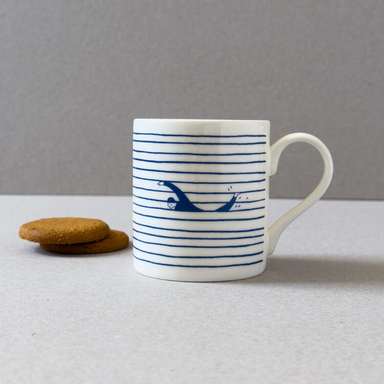 Oldfield Design Co Swimmers Striped Mug