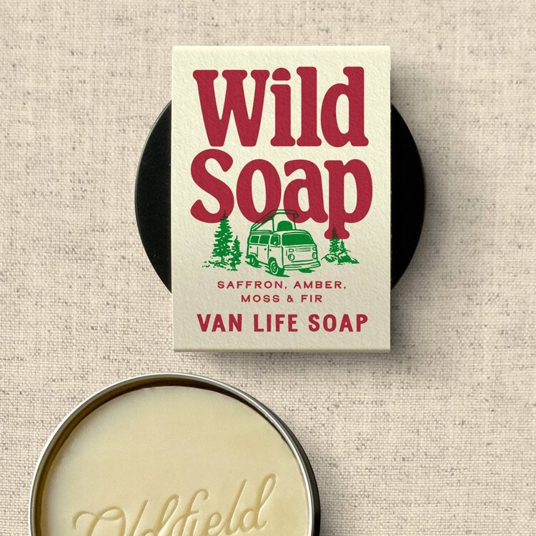 Oldfield Design Co Wild Van Life Soap - Saffron, Amber, Moss and Fir