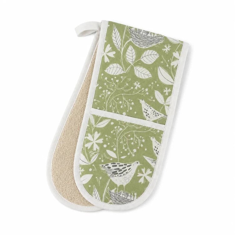 Sam Wilson Green ‘Hedgerow’ Oven Gloves