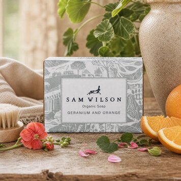 Sam Wilson Geranium & Orange Organic Soap