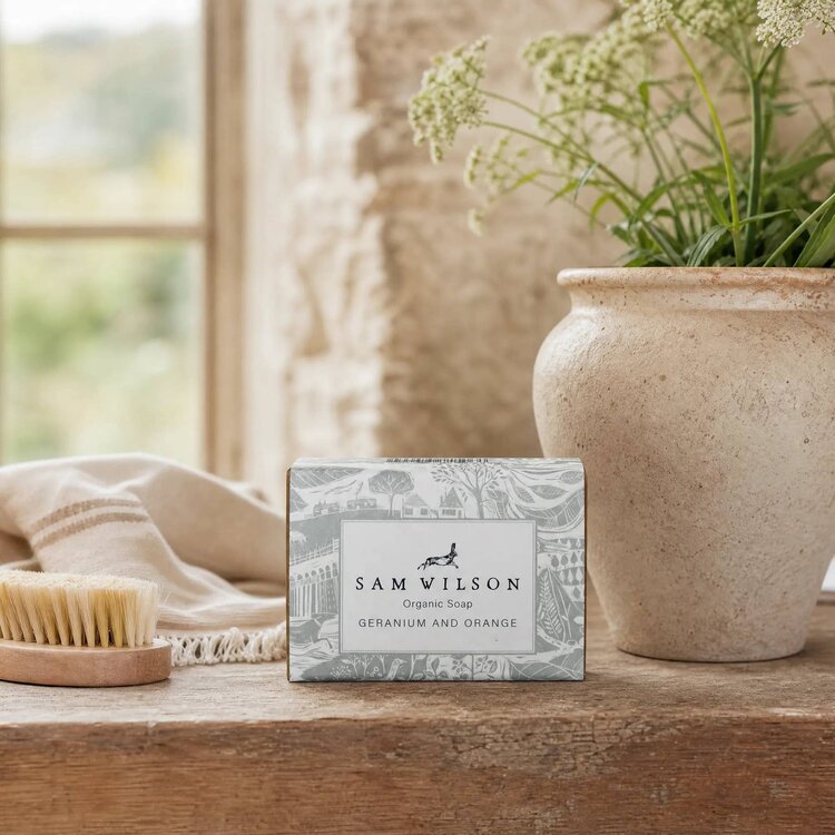 Sam Wilson Geranium & Orange Organic Soap