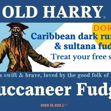 Dorset Chocolate Old Harry Buccaneer Luxury Clotted Cream Fudge