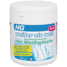 HG HG weißer als weiß Spezialwaschmittel für Weißwäsche 500 g