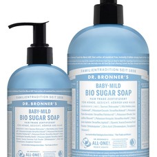 Dr Bronner´s Bio Vegan Sugar Soap Baby-Mild mit Pumpspender