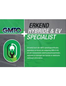  GMTO Hybride & EV Specialist - 2 Trainingsdagen, Equipment en Certificering