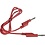 Measuring lead with banana plug 4 mm red (1 meter)