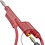 Measuring lead with banana plug 4 mm red (1 meter)