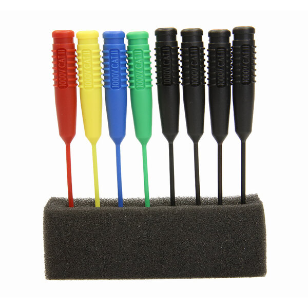 Backprobe Aiguilles de mesure fines, ensemble de 8