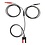GMTO Measuring cable 1 channel scope, 2 m.