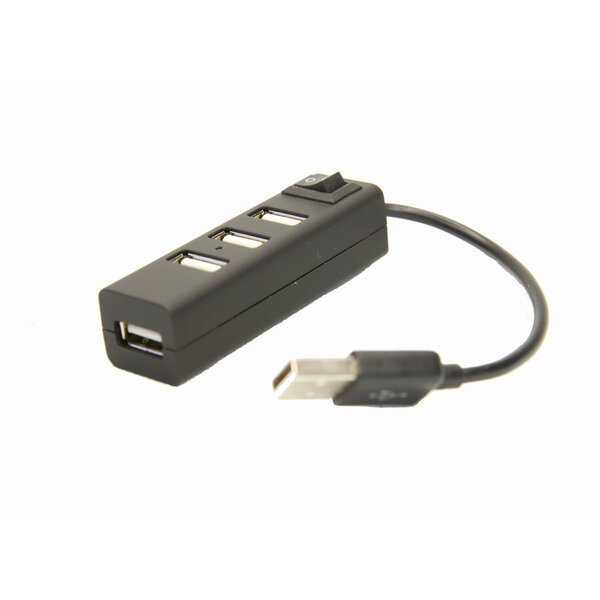 Renkforce Concentrateur USB 4 ports, avec interrupteur