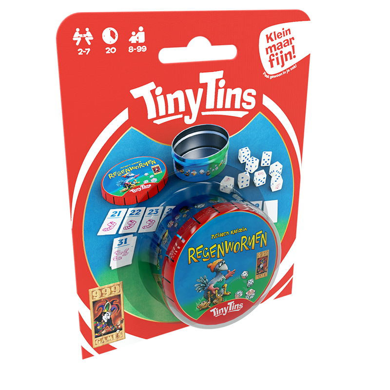 Tiny tins: Regenwormen (los)