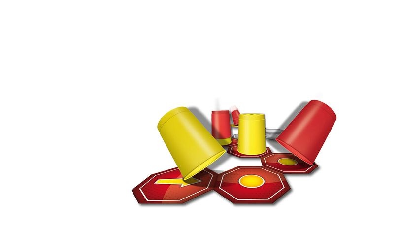 Jumping cups