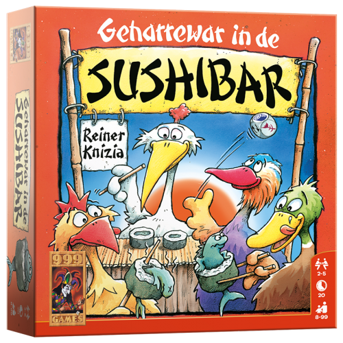 Geharrewar in de sushibar