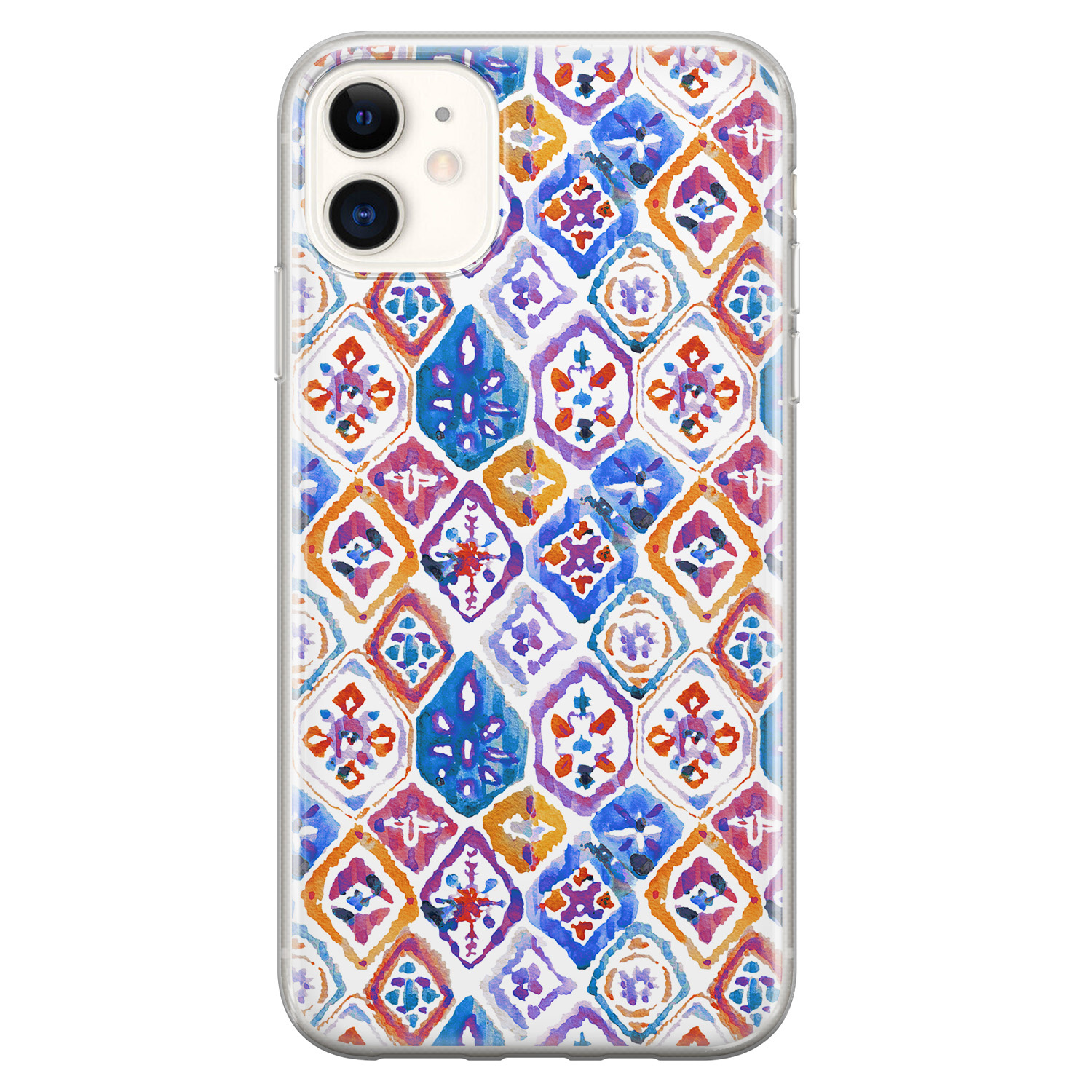 Leuke Telefoonhoesjes iPhone 11 siliconen hoesje - Boho vibe