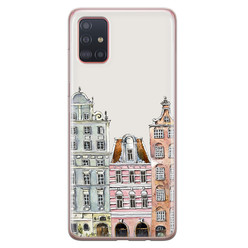 Leuke Telefoonhoesjes Samsung Galaxy A51 siliconen hoesje - Grachtenpandjes