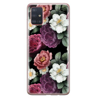 Leuke Telefoonhoesjes Samsung Galaxy A51 siliconen hoesje - Bloemenliefde